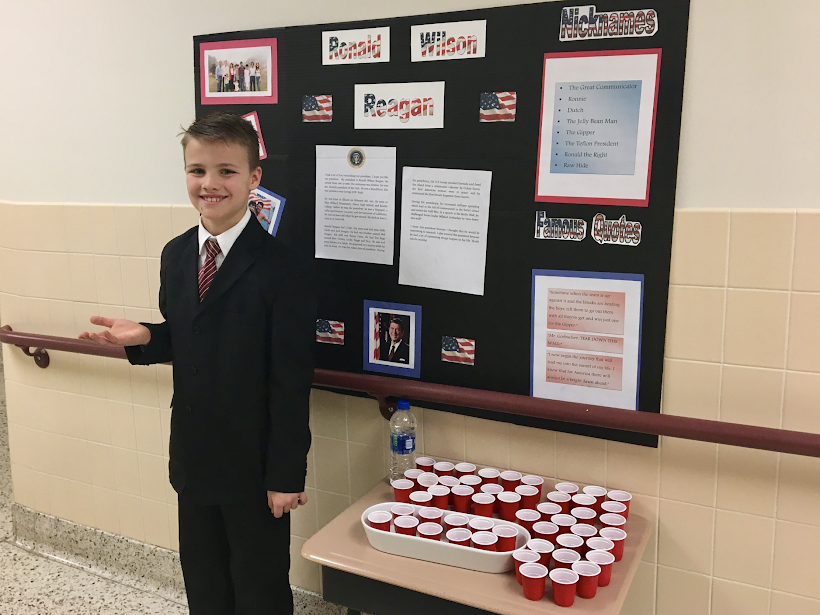 Presidential Wax Museum puts students in the shoes of past presidents