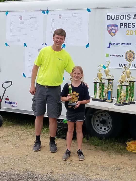 Two students place at Soap Box Derby race in DuBois