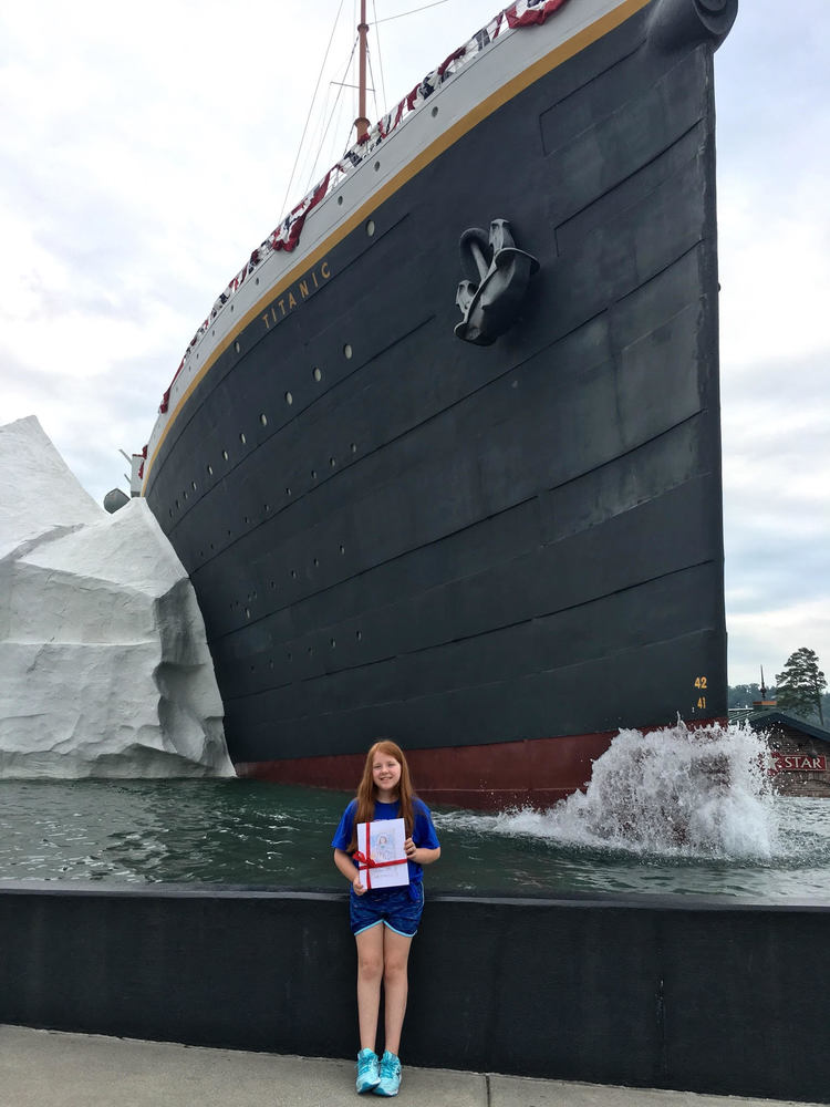Wingate Elementary student’s book recognized by Titanic Museum