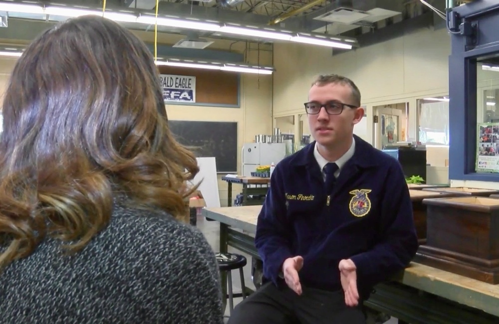 BEA, FFA student earns national recognition