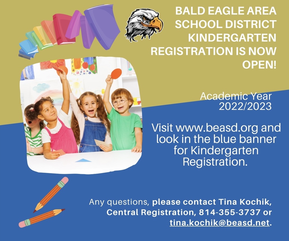 Kindergarten Registration is open! PORT MATILDA ELEMENTARY
