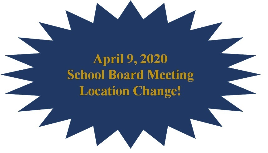 April 9, 2020 School Board Meeting
