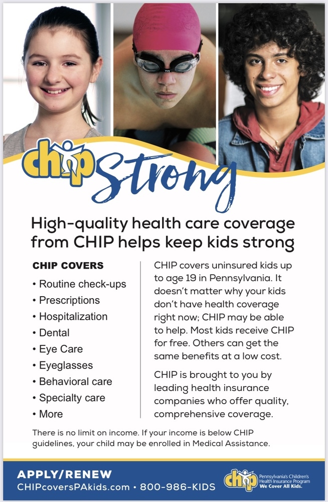 PA Children's Health Insurance Program Annual Information and Annual Public Notice of Special Education Services and Programs, Services for Gifted Students, and Services for Protected Handicapped Students