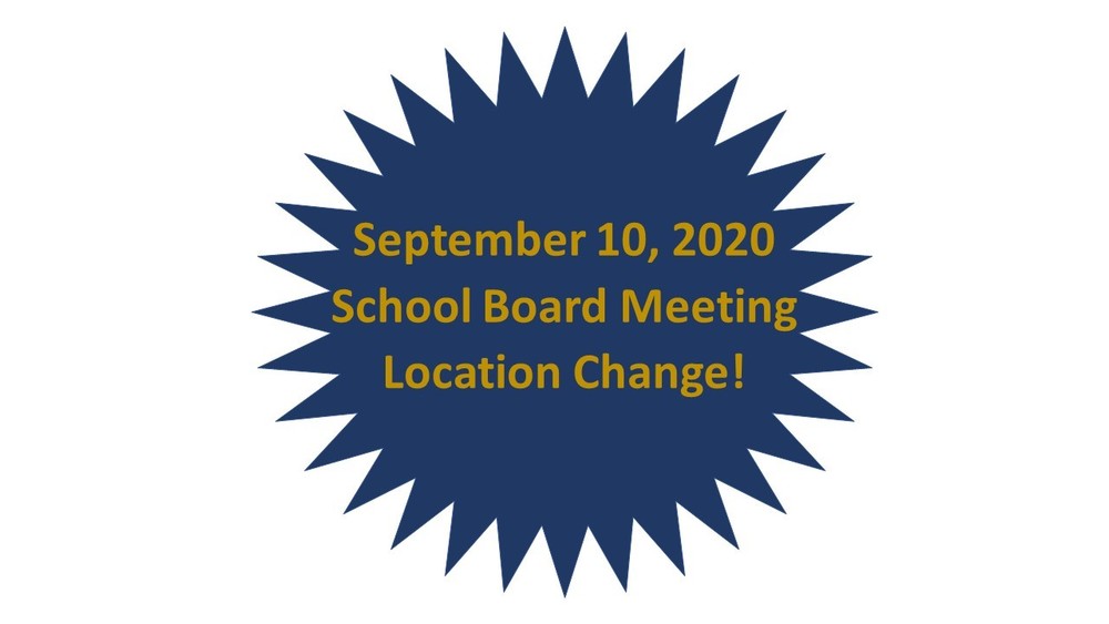 September 10, 2020 School Board Meeting