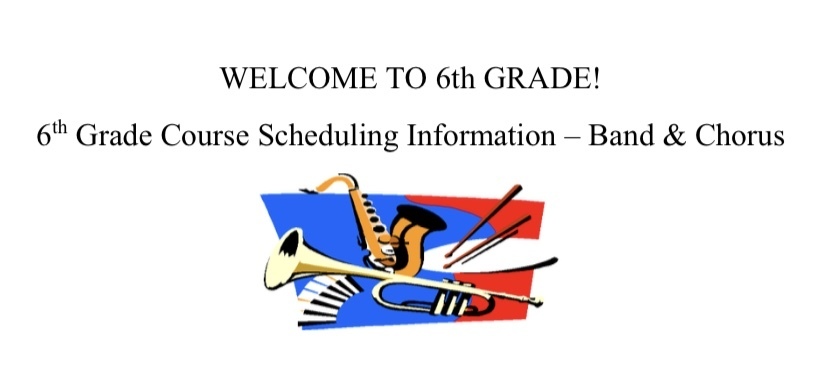 6th Grade Scheduling Information