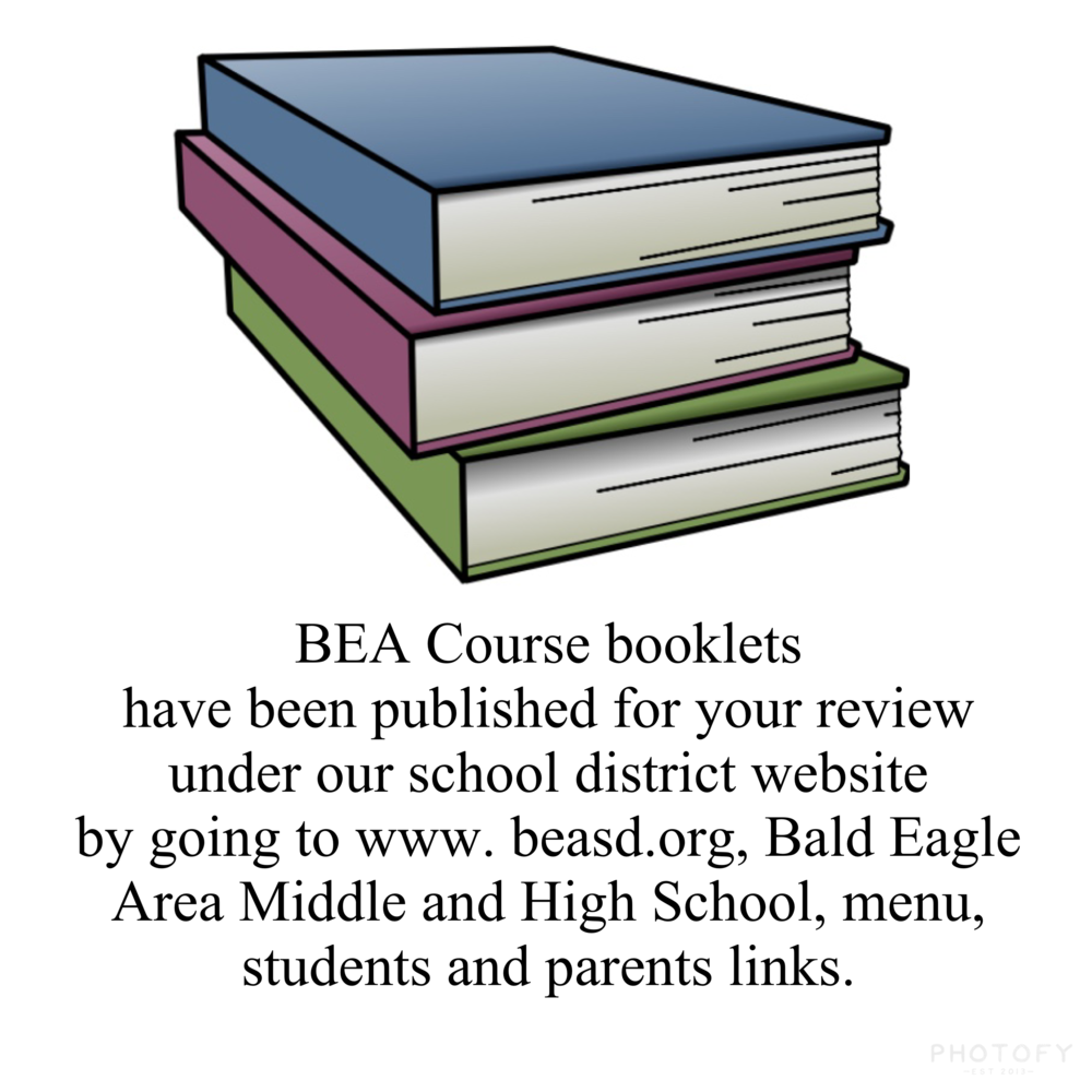 Course Booklets for Middle/High School