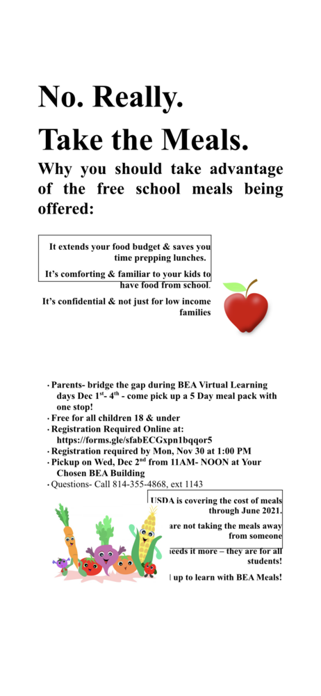 Sign up for lunches!