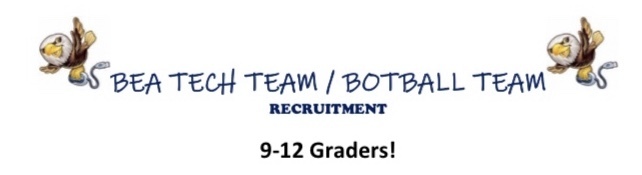 BEA Tech Team/ Botball Team