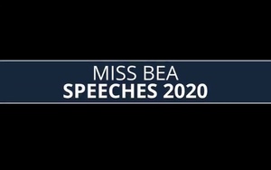 Miss BEA Speeches