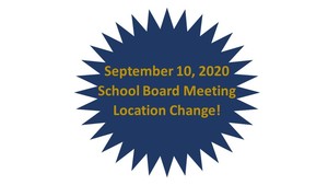 September 10, 2020 School Board Meeting