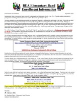 Band Enrollment Form